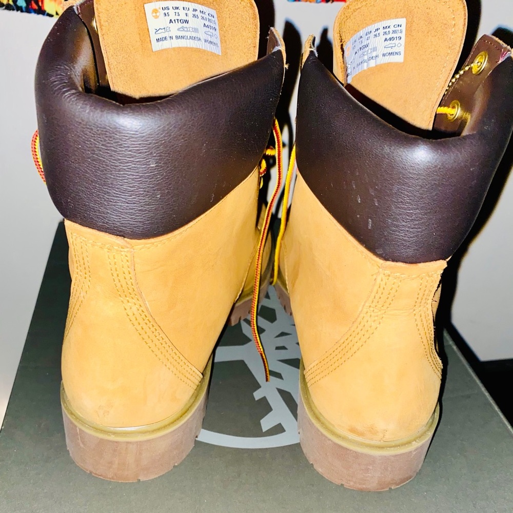 Timberland Jayne Women’s 6Inch Wheat Nubuck Boots - Picture 6 of 13